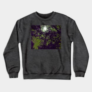 Purple Tree Branches Crewneck Sweatshirt